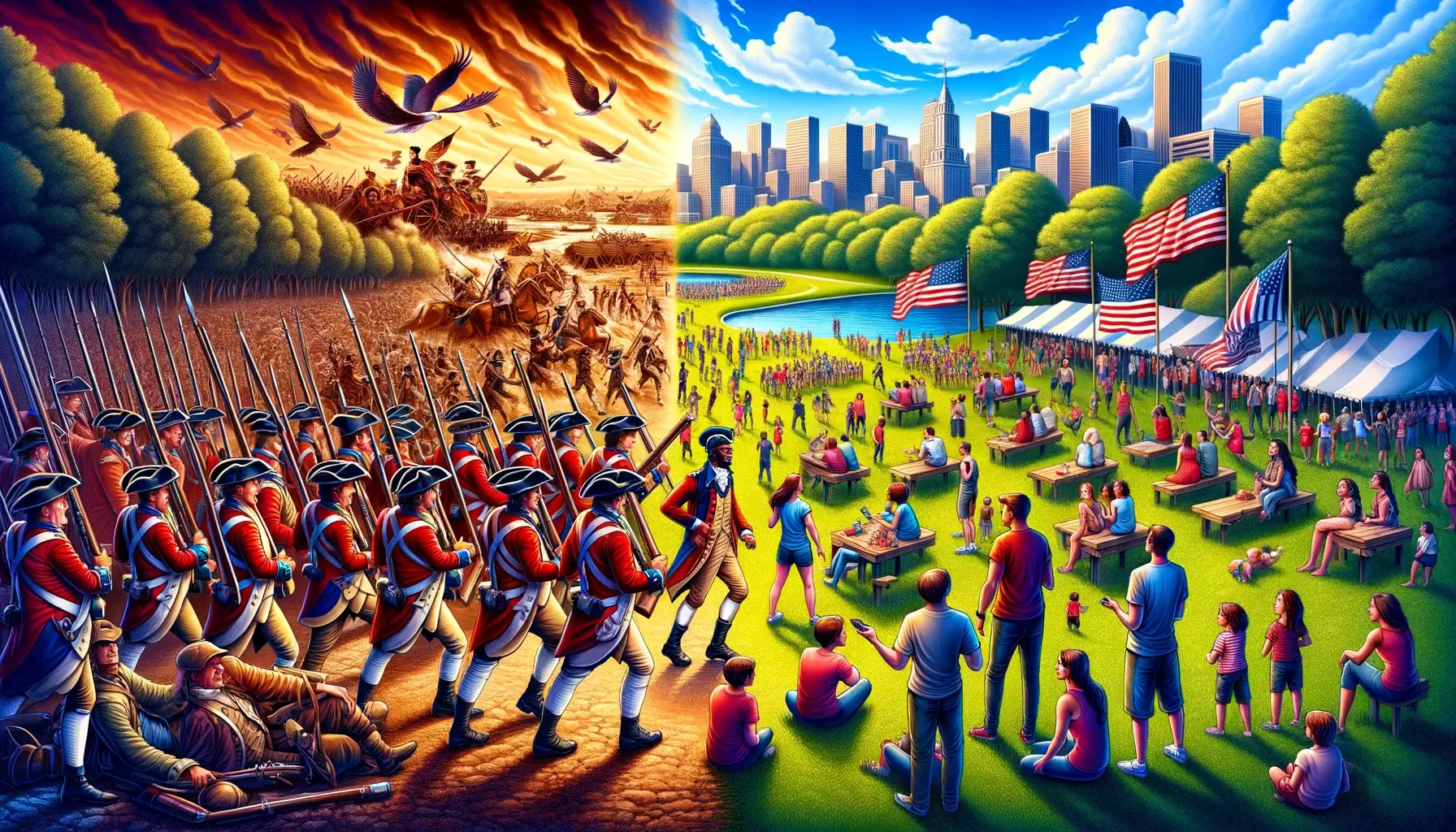 Modern Patriotism: Echoes of 1776 in 21st Century America