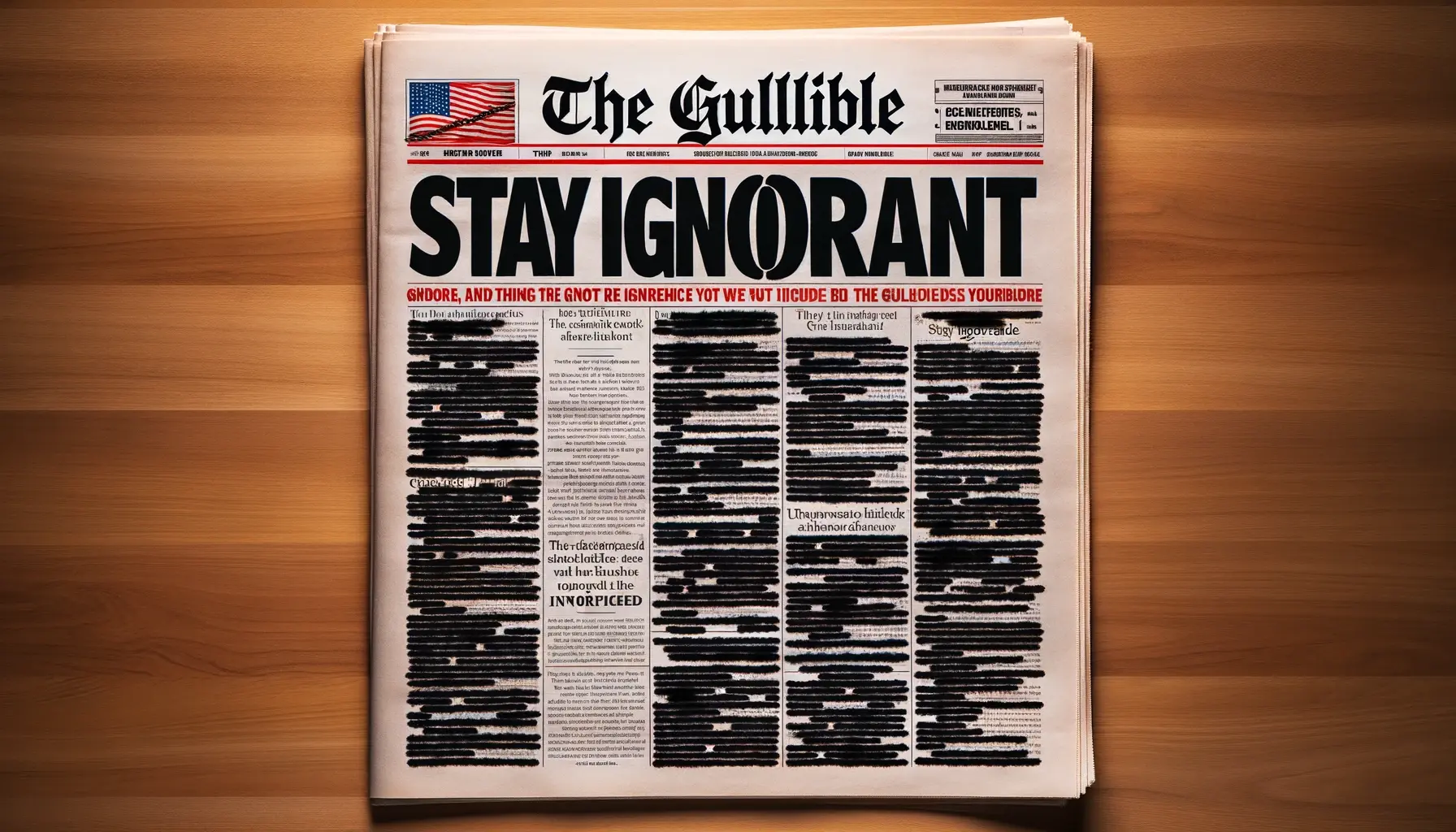 A newspaper with a blackout headline next to a medical report on Leishmaniasis, illustrating the lack of media coverage on the issue.